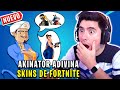 PODRÁ AKINATOR ADIVINAR ESTAS SKINS de FORTNITE   Parte 4   JorgeIsaac115