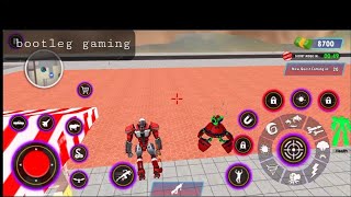 Police Eagle Robot Bike Games - Android Gameplay screenshot 2