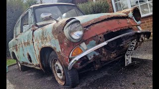 I buy the most rotten rusty abandoned Ford Anglia 105e ever !!! Even harry potter couldnt fix this!!