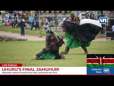 Kenya Army Paratroopers Display Airdrop Prowess