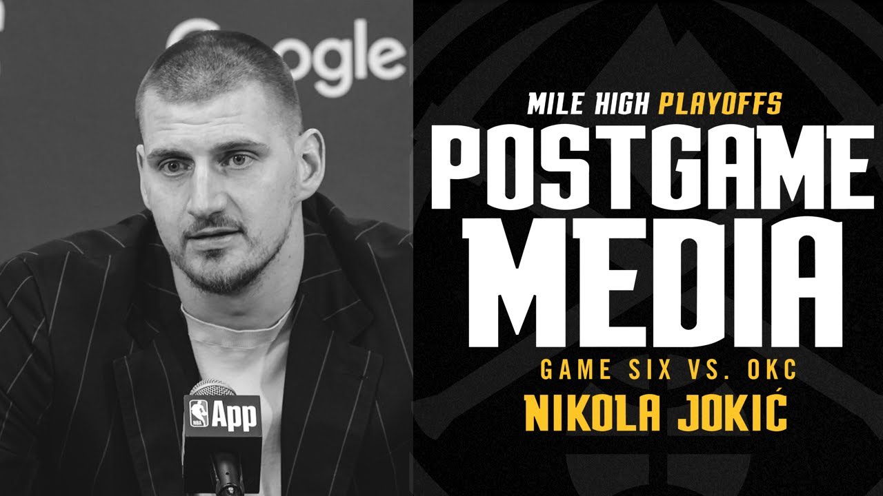 Nikola Jokić Postgame Press Conference vs. OKC 🎙️ Game 6 | 2025 NBA Playoffs