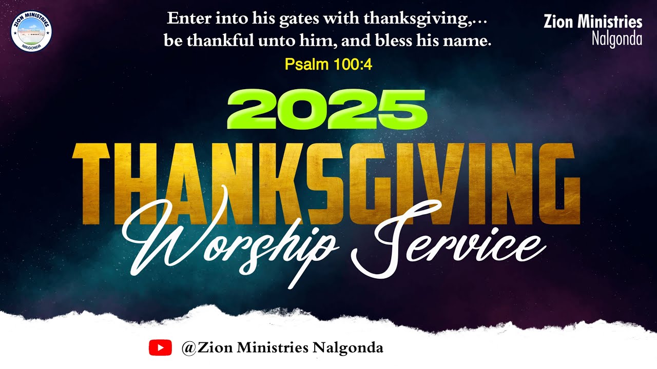 2025 Thanksgiving Worship Service | 05 January 2025 | Bro. Joshua Isaac ...