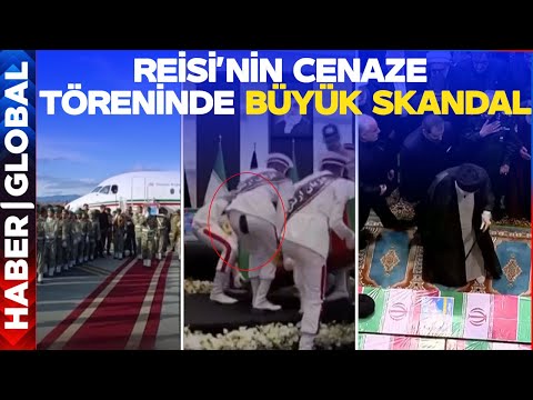 Reisi'nin Cenaze Töreninde Büyük Skandal! Askerin Pantolonu Yırtıldı, Ordu Uygun Adım Yürüyemedi