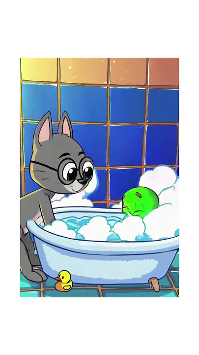 'Lenny the Lizard Visits a Cat Hospital 🦎🐱 | Cute Cartoon Short'