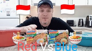 Mi Goreng Indomie Original Vs Bbq Chicken Taste Test and Review #migoreng #indonesia #indomie #food
