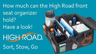 High Road's Car Front Seat Organizer with Covered Tissue Compartment Holds Lots of Driving Supplies by High Road Car Organizers 641 views 3 years ago 40 seconds