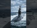 US Navy Nuclear Submarine Surfacing From Deep Ocean 🌊 #USNavy #Submarine #Shorts
