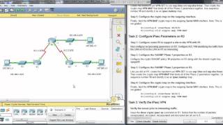 Celebrity CCNA Security chapter 8 : PT Activity Configure and Verify a Site-to-Site IPsec VPN using CLI Wealth