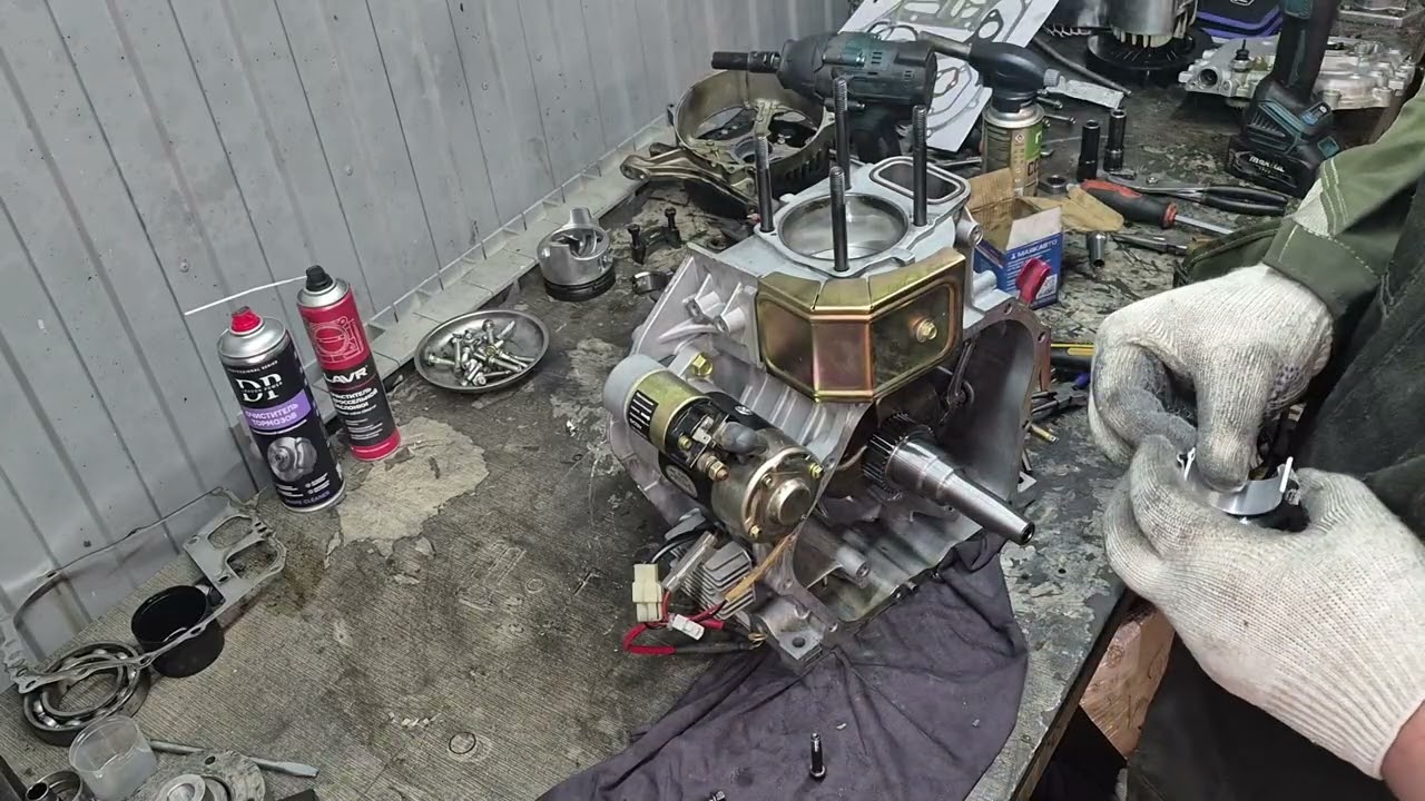 Ремонт дизельного  генератора TSS 5 кВт ЧАСТЬ 2 (Переборка мотора)