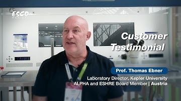 #CustomerTestimonial: Prof. Thomas Ebner - Austria | Esco Medical