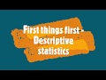 Descriptive statistics in Stata