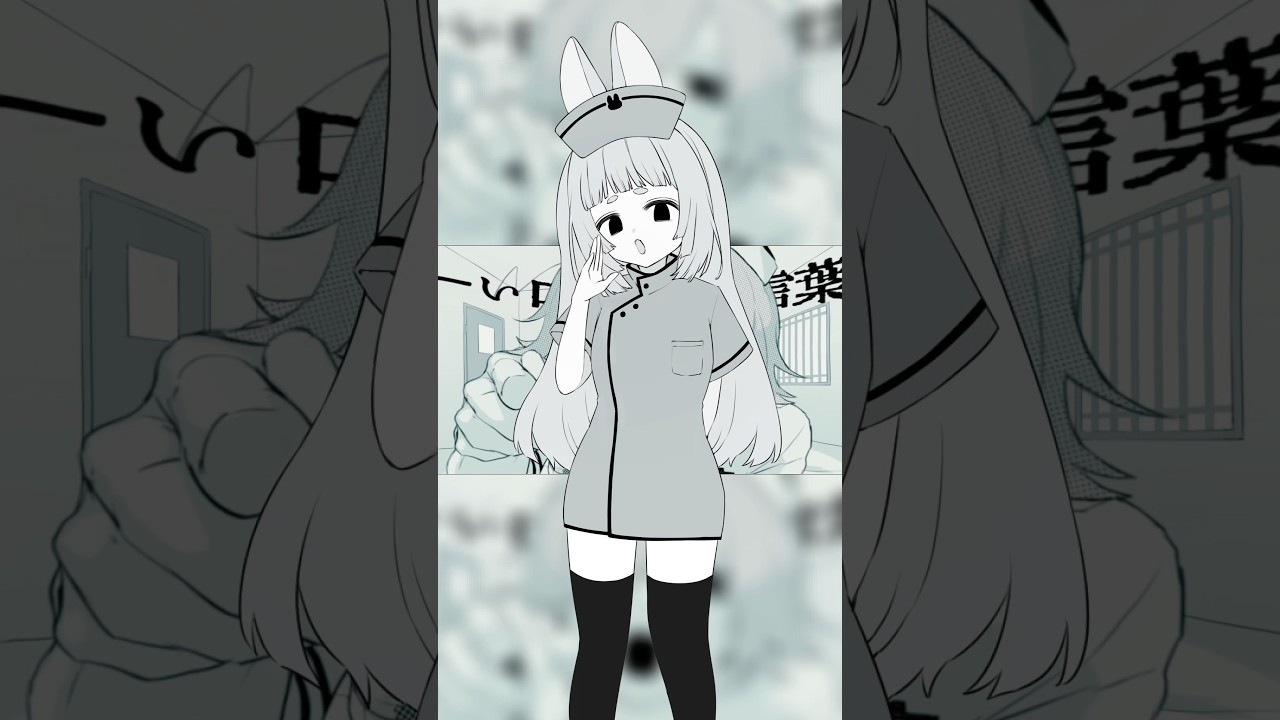 デビットビット 歌って描いてみた💉🖤 #shorts #vtuber #歌ってみた #描いてみた #イラスト #セリフ #新人vtuber #おすすめ