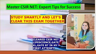 MASTER TIPS TO CRACK CSIR NET LIFESCIENCE  BY PERSONAL EXPERIENCE