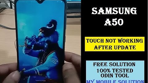 Samsung A50 ( A505f_U5 )  After Update Touch Not Working Solution｜with Odin Tool｜100% tested