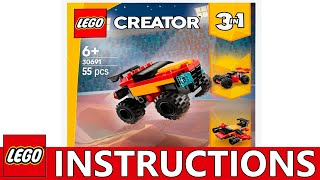 How to build LEGO Creator 30691 - Mini Convertible Monster Truck (Step-by-Step Tutorial)