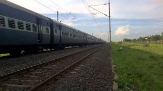 12833 Ahmedabad Howrah superfast at rocketing speed