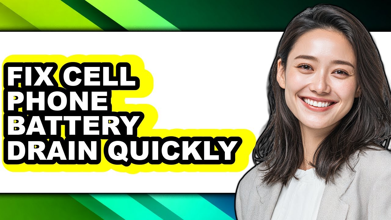 How to Fix Cell Phone Battery Drain Quickly (only Way)