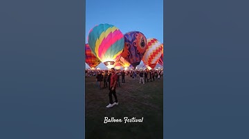 Albuquerque Balloon Festival Night Glow event