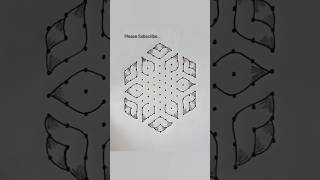 13*7 dots pongal kolam/ sankranthi chukkala muggulu/ new year rangoli #viralvideo #youtubeshorts