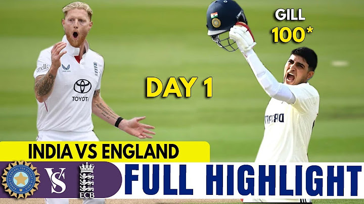 ENGLAND VS INDIA | 1ST TEST MATCH DAY 1 | FULL HIGHLIGHTS | ENG Vs IND
