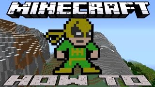 Minecraft ~8 Bit~ HOW TO : Iron Fist ~Marvel~ ( Tutorial ) /W Killerkev
