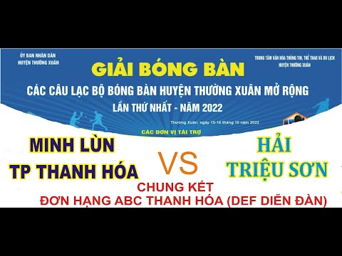 Video Minh lùn vs Hải Triệu Sơn - Chung kết đơn nam hạng CDE... - youtube