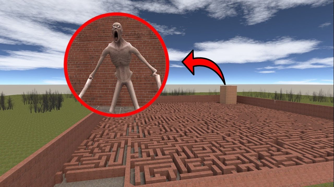 SCP-096 in GM Big Maze 😱 | Garry’s Mod Horror Gameplay