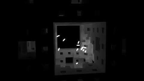 Flock in Sierpinski Cube