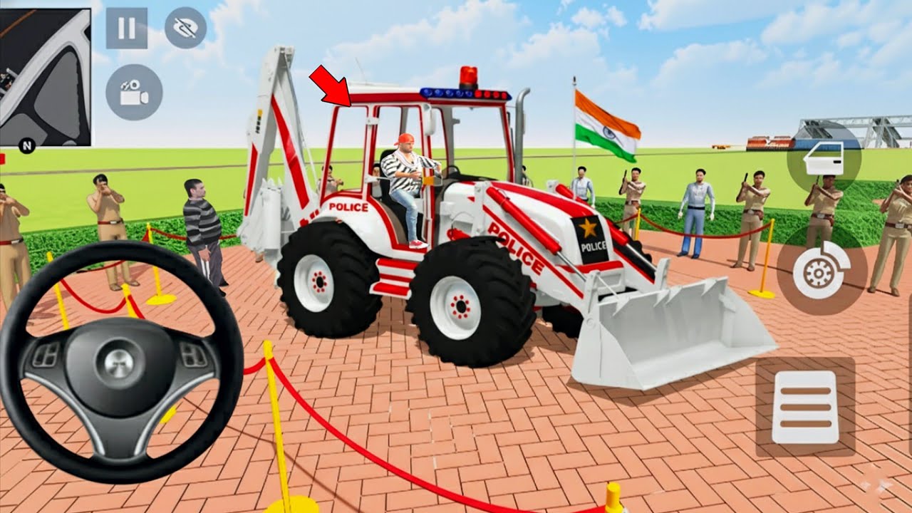 Franklin Purchase New Modified New Police JCB 🤑 Indian Theft Auto Simulator | New update 🤩💥