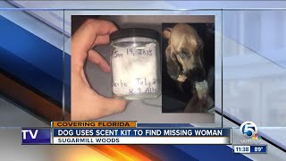 Florida K9 uses scent kit to find missing woman with dementia