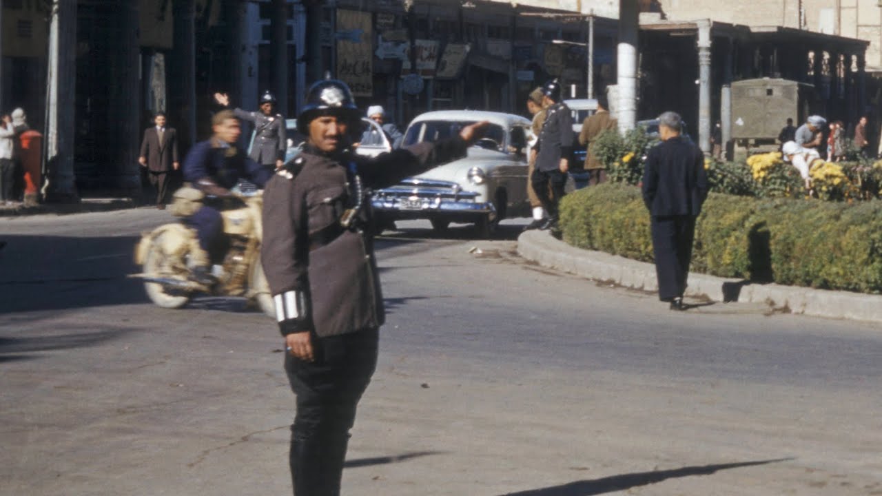 ساحة حافظ القاضي في مدينة بغداد بداية الخمسينيات | العراق - صور قديمة