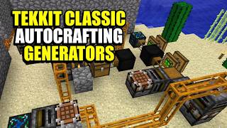 Ep21 Autocrafting Generators - Minecraft Tekkit Classic Modpack