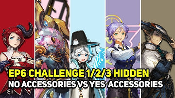 Schild Ranee Halla Accessory clear speed comparison in Episode 6 Challenge Hidden Crusaders Quest