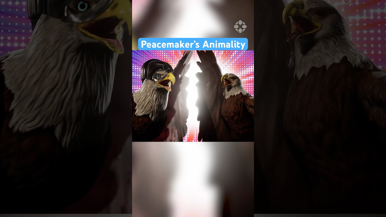 Peacemaker and Eagly team up for Peacemaker’s Animality in Mortal Kombat 1! 