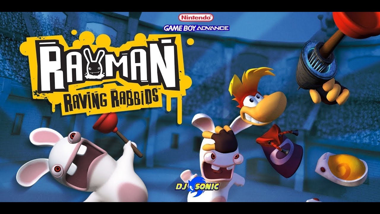 Rayman Raving Rabbids [RUS] (Game Boy Advance) - Прохождение - YouTube