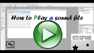 How to play a sound file in Visual basic (vb) 6.0