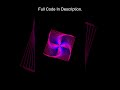 Hypnotic Color Bloom Spiral Animation with Python Turtle |JustCode#pythonturtle #pythonforbeginners