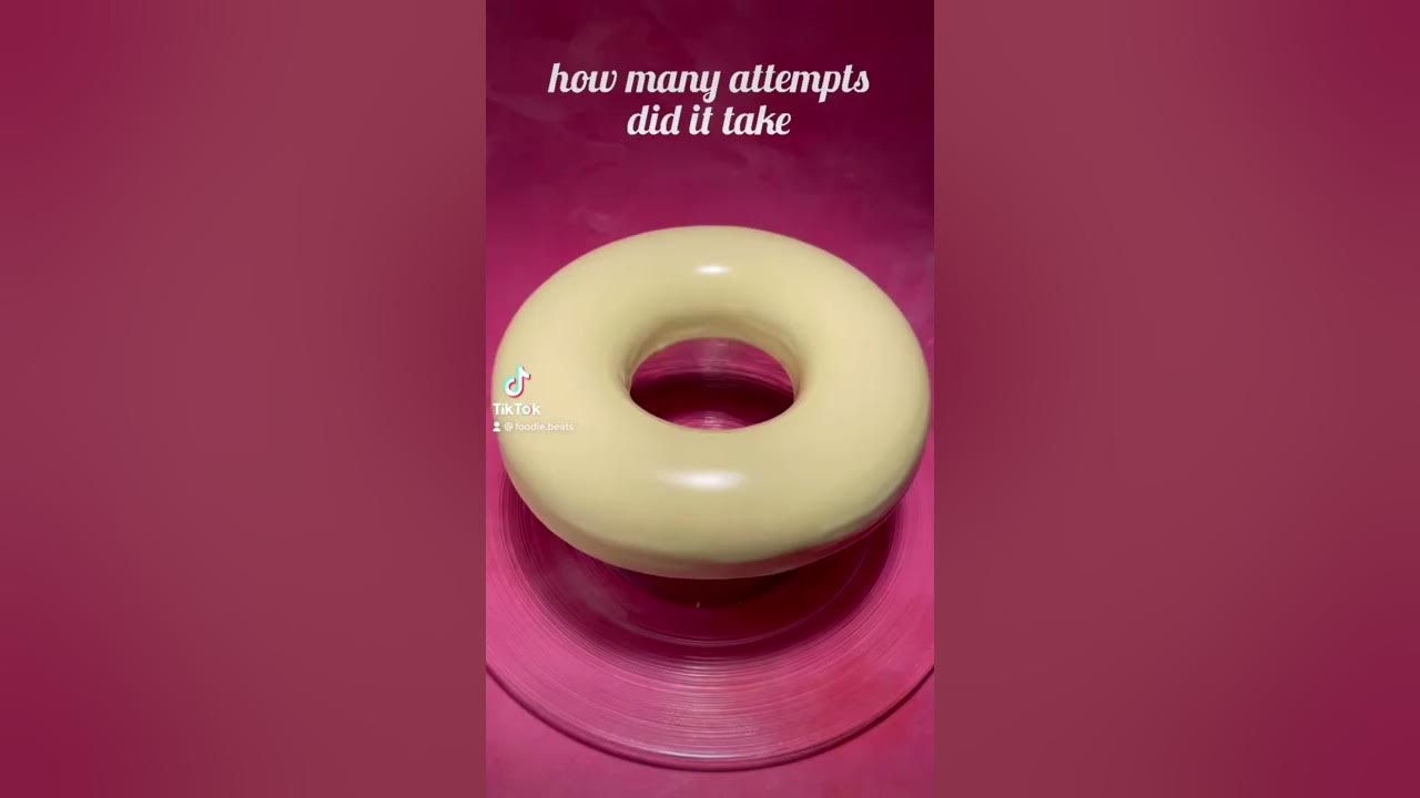Pull me up chocolate donut glaze cake - Tiktok Foodiebeats Cake - Donut chocolate cake - My Tries
