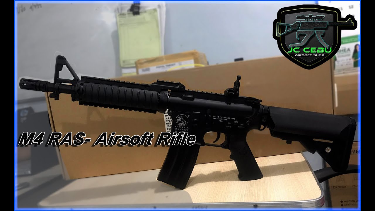 M4 RAS- AIRSOFT RIFLE - YouTube