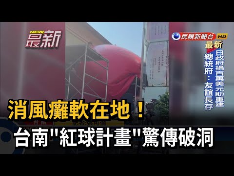 消風癱軟在地！台南「紅球計畫」驚傳破洞－民視新聞