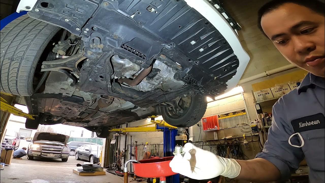2016 Honda Civic Changing CVT Transmission Fluid (4 quart Fluids) - YouTube