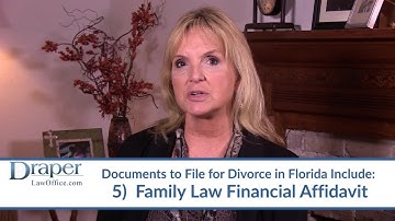 What Documents Do I Need To File For Divorce in Florida? – FL Family Law Attorney Linda Gruszynski