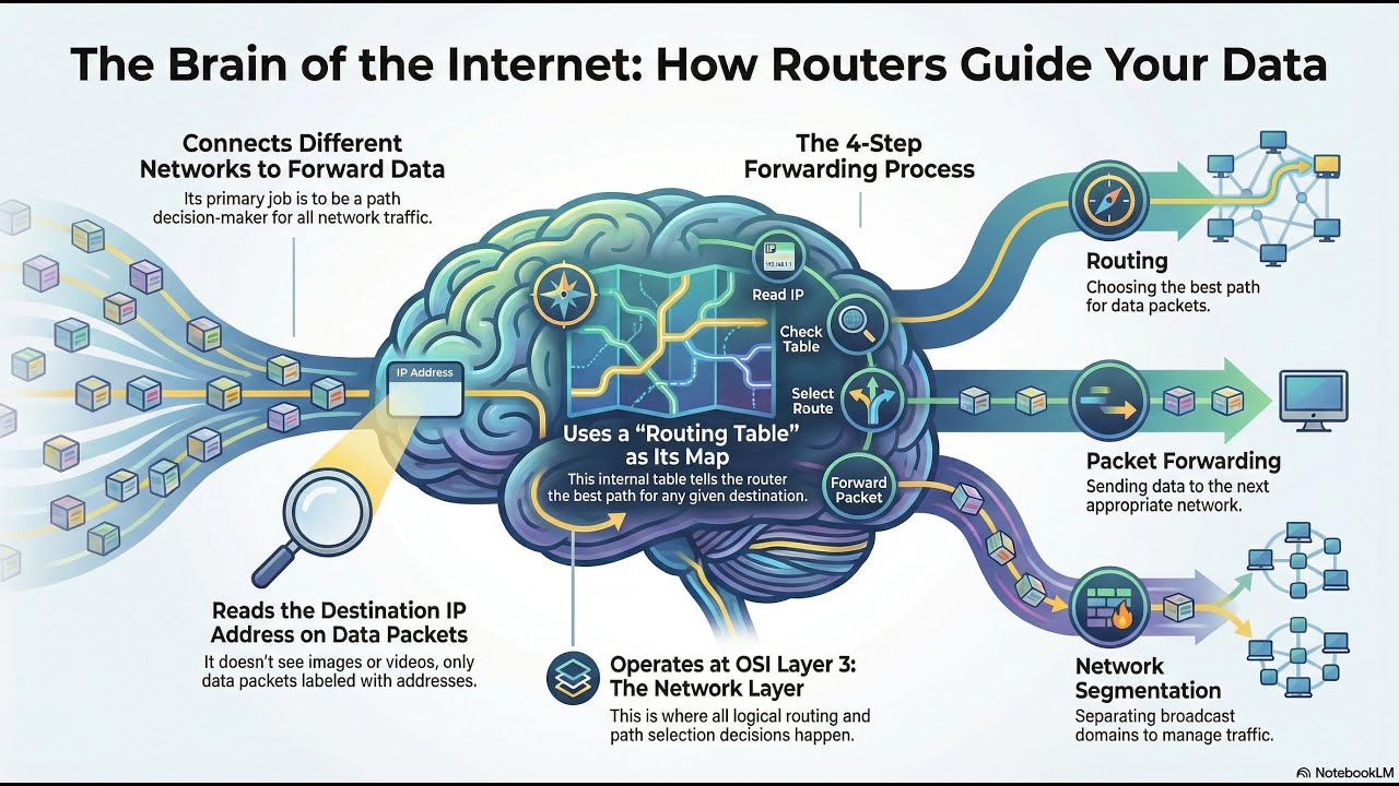 What is a router? How it Works | Router Basics #ccna #networkingbasics ...