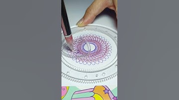 Asmr Spirograph #shorts  #asmr #art #วาดรูป #drawings #spirograph #spirographdesig #gear #magic