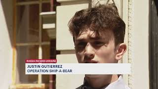 Teen honored for sending teddy bears with messages of hope to kids in war torn Ukraine