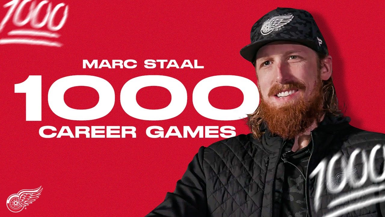 Red Wings' Marc Staal to join brothers Eric and Jordan in playing 1,000  career NHL games 