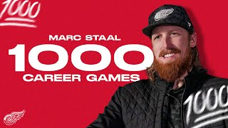 Celebrity Marc Staal Discusses his 1000th NHL Game Wealth