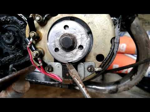 Как снимать зажигания мопеда