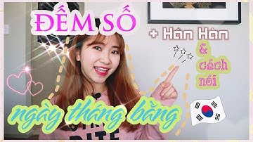 #3- Đếm số HÁN HÀN & các nói NGÀY THÁNG | TIẾNG HÀN CƠ BẢN (không chuyên) series | by Junie ♡