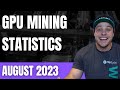 GPU Mining stats August 2023